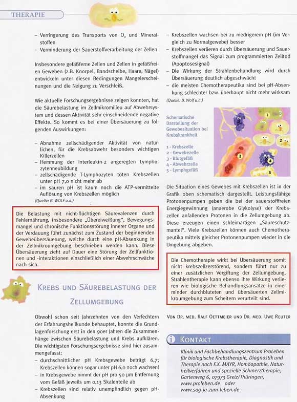Artikel: Krebszellen mit Mantel - Grundlagen zum Säure-Basen-Haushalt im Rahmen der Biologischen Krebsbehandlung, Seite 4